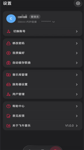 飞牛音乐截图