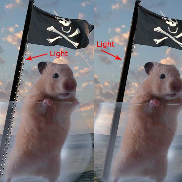 如何用PS合成海盗鼠船长呢?用PS合成可爱的海盗鼠船长教程