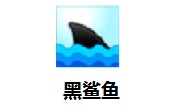黑鲨鱼段首LOGO