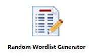 Random Wordlist Generator段首LOGO