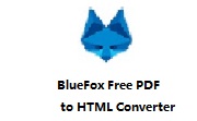 BlueFox Free PDF to HTML Converter段首LOGO