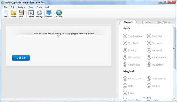CoffeeCup Web Form Builder截图