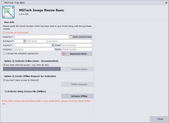 MSTech Image Resize截图