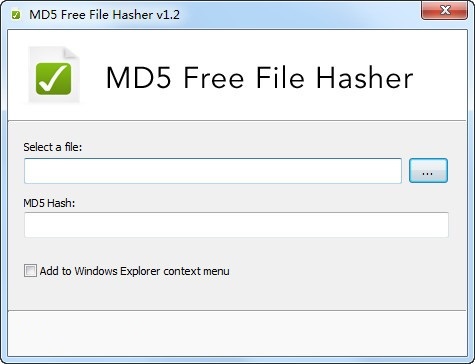 MD5 Free File Hasher截图