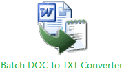 Batch DOC to TXT Converter段首LOGO