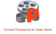 Convert Powerpoint to Video 4dots段首LOGO