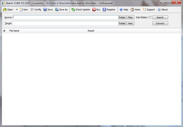 Batch CHM to Word Converter