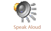 Speak Aloud段首LOGO