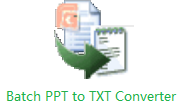 Batch PPT to TXT Converter段首LOGO