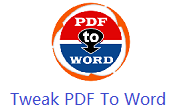 Tweak PDF To Word段首LOGO