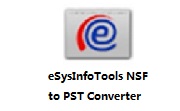 eSysInfoTools NSF to PST Converter段首LOGO