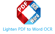 Lighten PDF to Word OCR段首LOGO