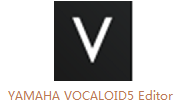 YAMAHA VOCALOID5 Editor段首LOGO