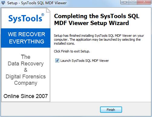 SysTools SQL MDF Viewer截图