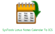 SysTools Lotus Notes Calendar To ICS段首LOGO