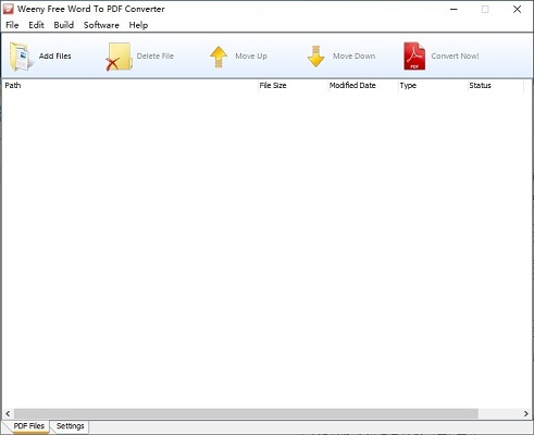 Weeny Free Word to PDF Converter截图