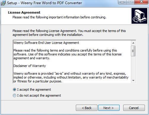 Weeny Free Word to PDF Converter截图