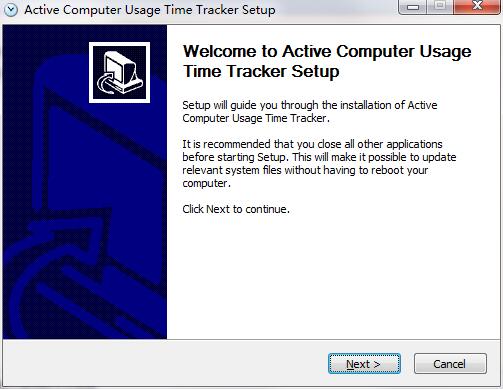 Active Computer Usage Time Tracker截图