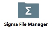 Sigma File Manager段首LOGO