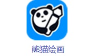 熊猫绘画段首LOGO