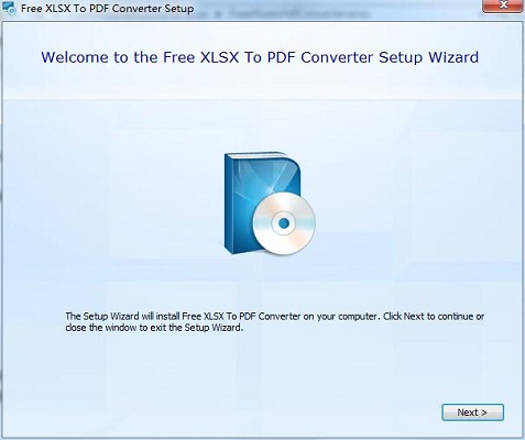 Free XLSX to PDF Converter截图