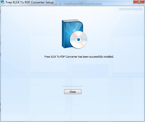 Free XLSX to PDF Converter截图