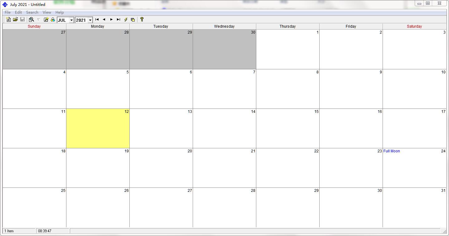 Calendar Program Pro截图