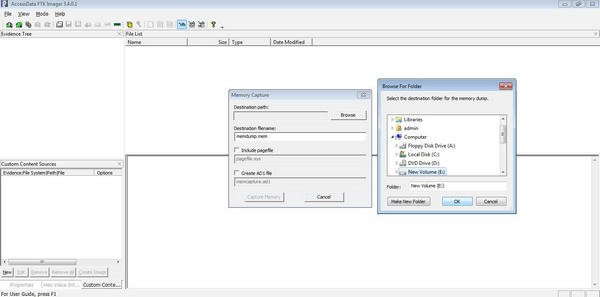 AccessData FTK Imager截图