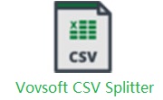 Vovsoft CSV Splitter段首LOGO