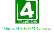 4Musics M4A to MP3 Converter段首LOGO