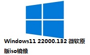 Windows11 22000.132 微软原版iso镜像段首LOGO