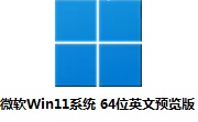 微软Win11系统 64位英文预览版段首LOGO