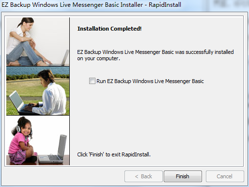 EZ Backup Windows Live Messenger Pro截图