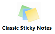 Classic Sticky Notes段首LOGO