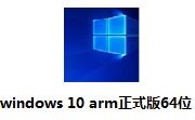 windows 10 arm 正式版64位官方版                                                                            