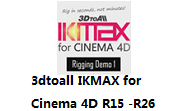 3dtoall IKMAX for Cinema 4D R15 -R26段首LOGO