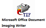 Microsoft office Document Imaging段首LOGO