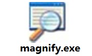 magnify.exe段首LOGO