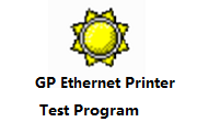 GP Ethernet Printer Test Program段首LOGO