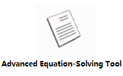 Advanced Equation-Solving Tool段首LOGO