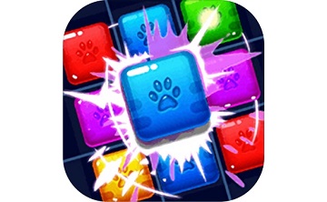 方块连连消段首LOGO