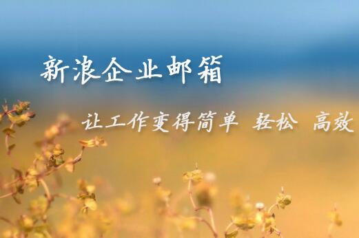 新浪企业邮箱截图