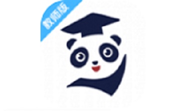 熊猫淘学教师版段首LOGO
