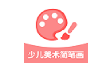 少儿美术简笔画段首LOGO