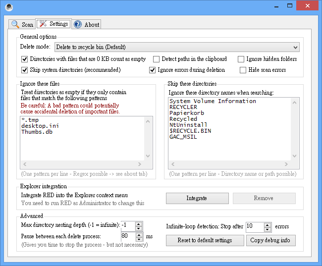 Remove Empty Directories v2.2 官方版