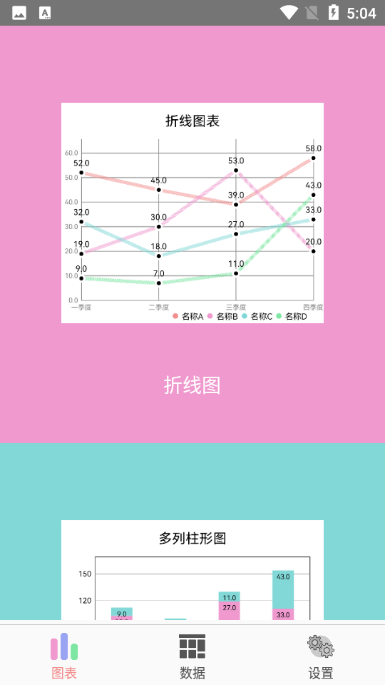 表格图表说截图