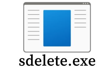 sdelete.exe段首LOGO