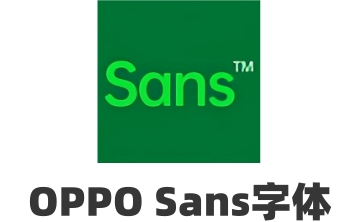 OPPO Sans字体段首LOGO