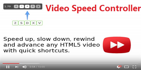 VideoSpeedController截图