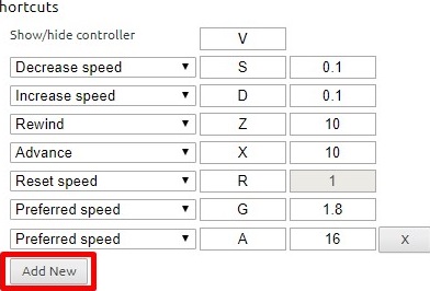 VideoSpeedController截图
